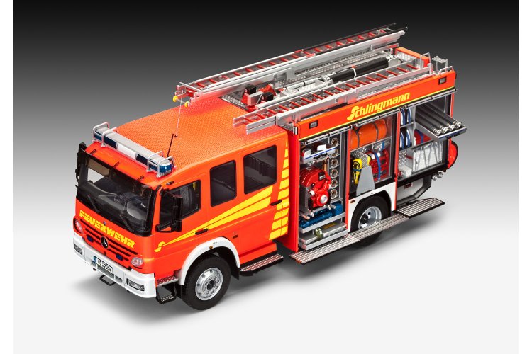 1:24 Revell 07404 Mercedes-Benz Atego 1529 AF Schlingmann LF20/16 - Fire Truck - Rev07404 10 - REV07404