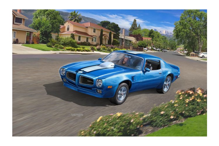 1:24 Revell 07672  1970 Pontiac Firebird Car - Rev07672 6 - REV07672