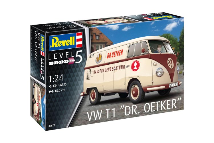 1:24 Revell 07677 Volkswagen T1 - Dr. Oetker - Rev07677 1 - REV07677