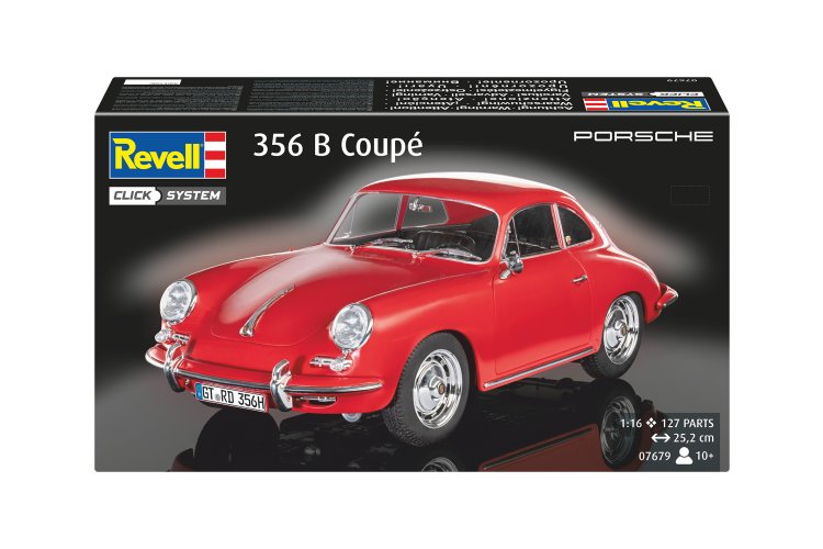 1:16 Revell 07679 Porsche 356 B Coup&eacute; - 75 Years Plastic Modelling - Duitse Klassieke Sportauto - Easy-Click - Rev07679 11 - REV07679