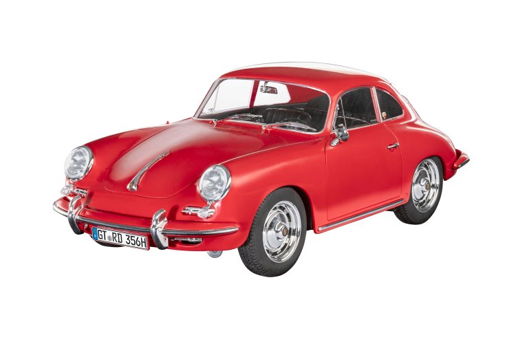 1:16 Revell 07679 Porsche 356 B Coup&eacute; - 75 Years Plastic Modelling - Duitse Klassieke Sportauto - Easy-Click - Rev07679 2a - REV07679