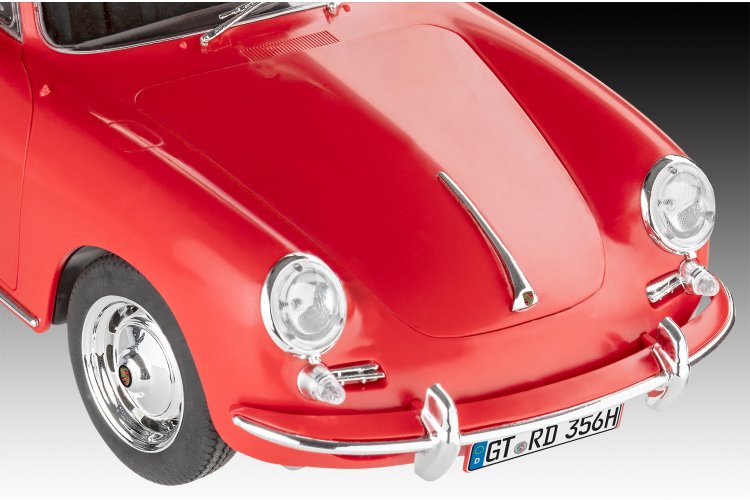 1:16 Revell 07679 Porsche 356 B Coup&eacute; - 75 Years Plastic Modelling - Duitse Klassieke Sportauto - Easy-Click - Rev07679 3a - REV07679
