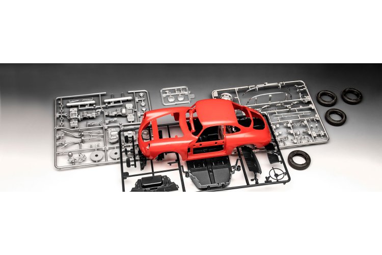 1:16 Revell 07679 Porsche 356 B Coup&eacute; - 75 Years Plastic Modelling - Duitse Klassieke Sportauto - Easy-Click - Rev07679 7 - REV07679