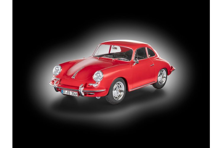 1:16 Revell 07679 Porsche 356 B Coup&eacute; - 75 Years Plastic Modelling - Duitse Klassieke Sportauto - Easy-Click - Rev07679 8 - REV07679
