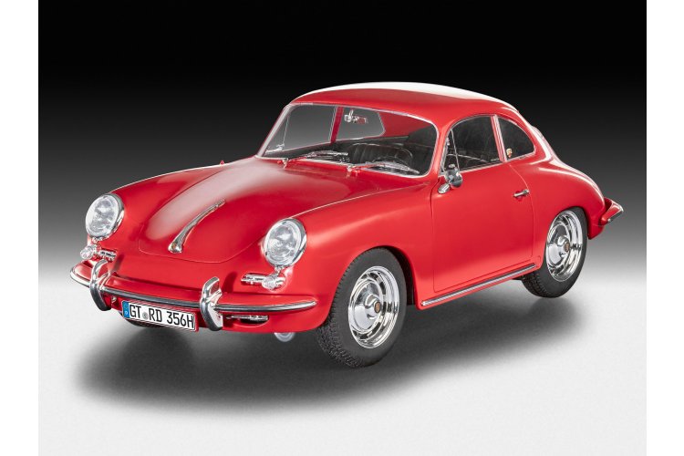 1:16 Revell 07679 Porsche 356 B Coup&eacute; - 75 Years Plastic Modelling - Duitse Klassieke Sportauto - Easy-Click - Rev07679 9 - REV07679
