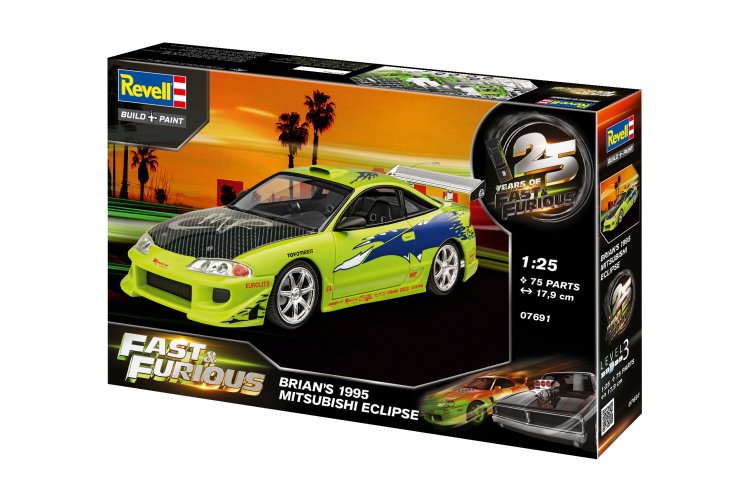 1:25 Revell 07691 25 Years of Fast & Furious - Brian's 1995 Mitsubishi Eclipse - Japanse Sportauto - Rev07691 13 - REV07691