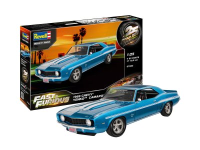 1:25 Revell 07694 Fast & Furious 1969 Chevy Camaro Yenko Car - Rev07694 1i - REV07694