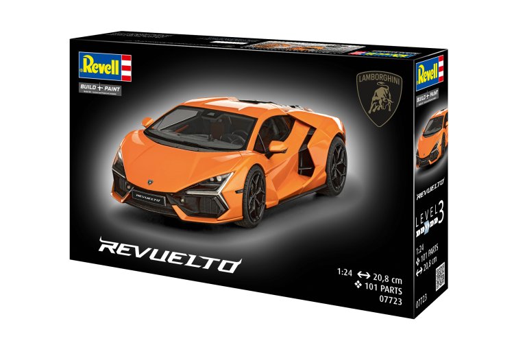 1:24 Revell 07723 Lamborghini Revuelto - Italiaanse Supercar - Sportauto - Rev07723 12 - REV07723