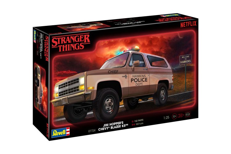 1:25 Revell 07724 Stranger Things - Hopper's 1985 Chevrolet Chevy Blazer - Amerikaanse Auto - Rev07724 10 - REV07724