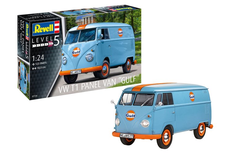 1:24 Revell 07726 Volkswagen T1 Panel Bus "Gulf" - Rev07726 1 - REV07726