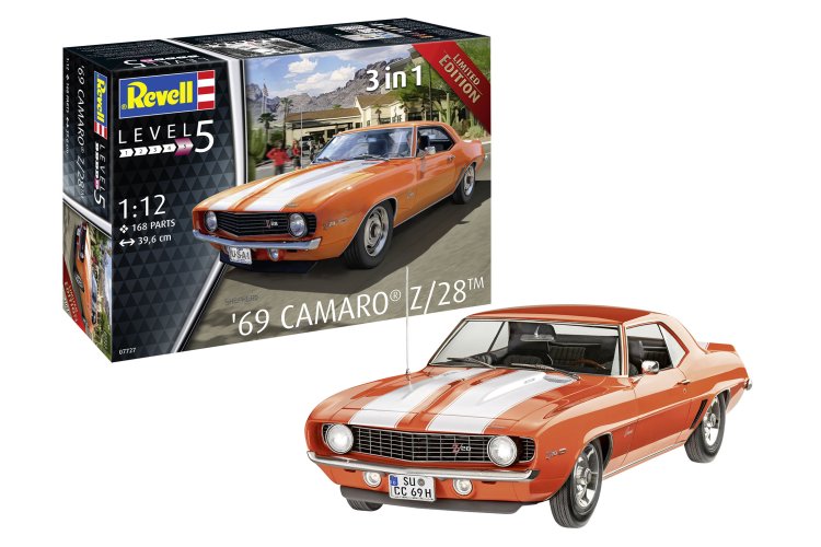 1:12 Revell 07727 '69 Chevrolet - Chevy Camaro - American Car - Rev07727 1 - REV07727
