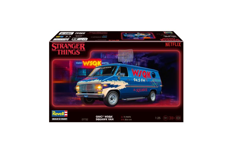 1:25 Revell 07732 Stranger Things - GMC WSQK Squawk Van - Amerikaanse Bestelwagen - Rev07732 10 - REV07732
