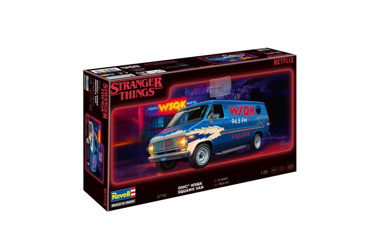 1:25 Revell 07732 Stranger Things - GMC WSQK Squawk Van - Amerikaanse Bestelwagen - Rev07732 9 - REV07732