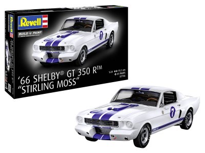 1:24 Revell 07736 Shelby Ford Mustang GT 350 R 1966 - Stirling Moss - Raceauto - Rev07736 1 - REV07736