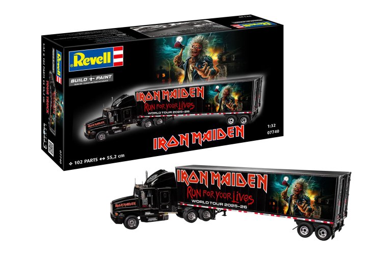 1:32 Revell 07740 Tour Truck - Iron Maiden 50e Verjaardag - World Tour 2025-26 - Vrachtwagen - Rev07740 1 - REV07740