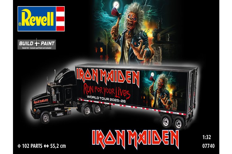 1:32 Revell 07740 Tour Truck - Iron Maiden 50e Verjaardag - World Tour 2025-26 - Vrachtwagen - Rev07740 11 - REV07740