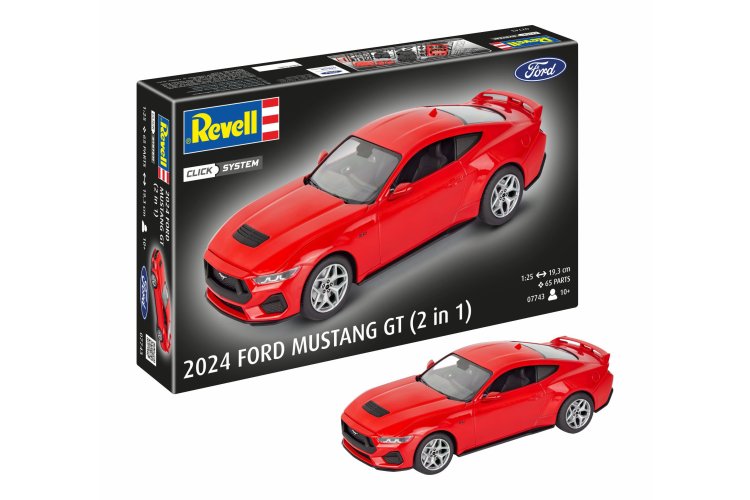 1:25 Revell 07743 Ford Mustang GT 2024 - Amerikaanse Auto - Rev07743 1 - REV07743