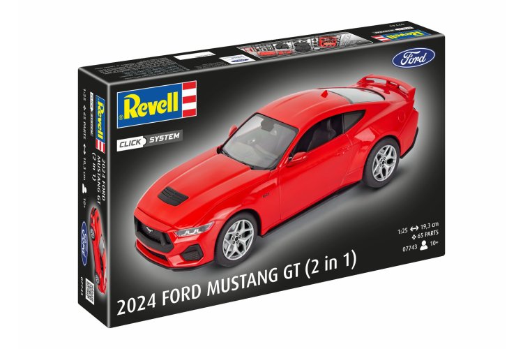 1:25 Revell 07743 Ford Mustang GT 2024 - Amerikaanse Auto - Rev07743 11 - REV07743