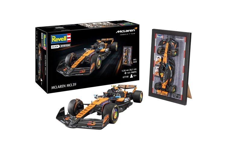 1:20 Revell 07748 McLaren MCL39 2025 met Standaard - Formule 1-auto - Click System - Rev07748 1 - REV07748
