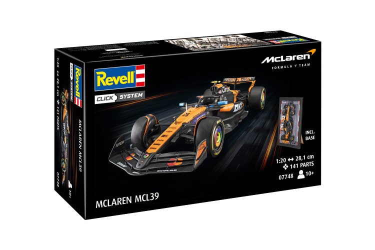 1:20 Revell 07748 McLaren MCL39 2025 met Standaard - Formule 1-auto - Click System - Rev07748 30 - REV07748