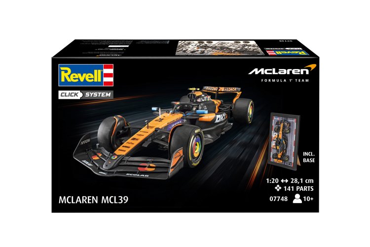 1:20 Revell 07748 McLaren MCL39 2025 met Standaard - Formule 1-auto - Click System - Rev07748 31 - REV07748