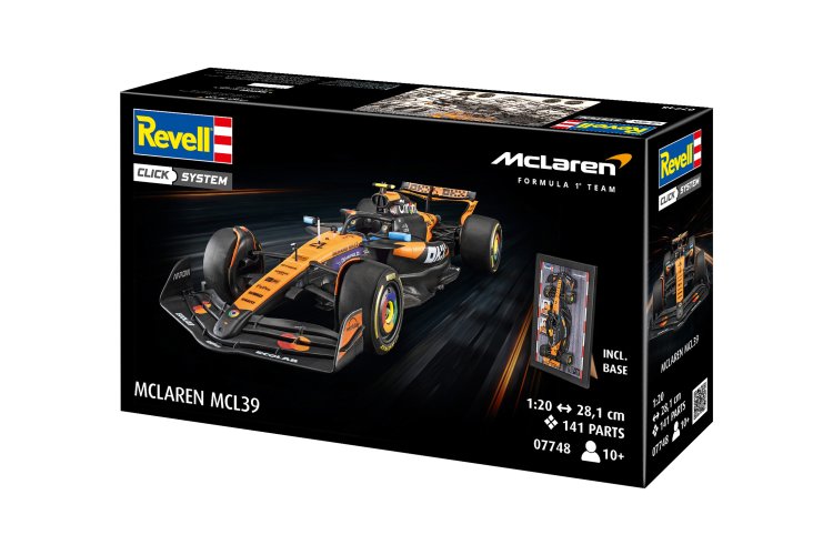 1:20 Revell 07748 McLaren MCL39 2025 met Standaard - Formule 1-auto - Click System - Rev07748 32 - REV07748