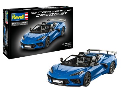 1:25 Revell 07750 Chevrolet &rsquo;22 Corvette Cabriolet &ndash; American Car - Rev07750 1 - REV07750