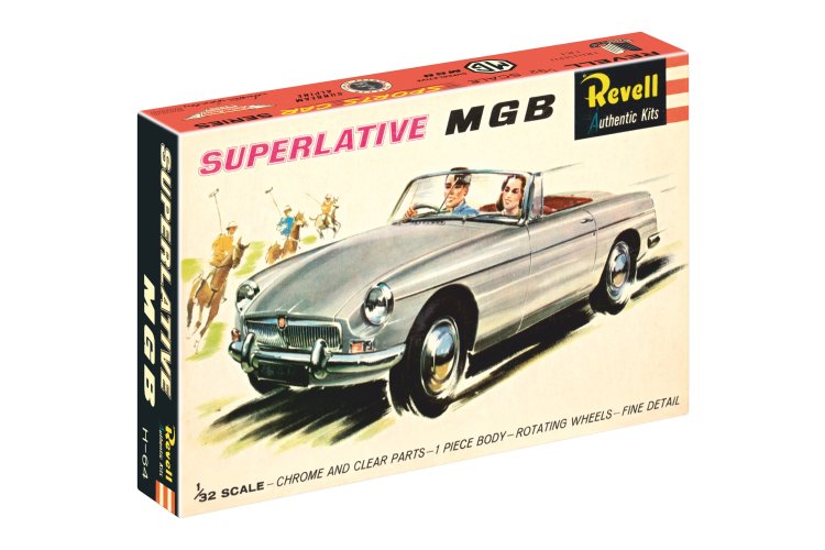 1:32 Revell 07753 MGB Roadster - 75 Years Plastic Modelbuilding - Britse Klassieke Sportauto - Rev07753 10 - REV07753