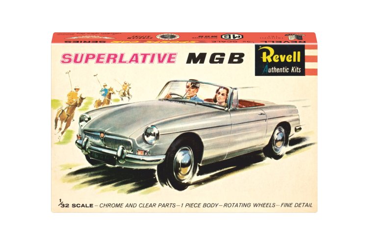 1:32 Revell 07753 MGB Roadster - 75 Years Plastic Modelbuilding - Britse Klassieke Sportauto - Rev07753 11 - REV07753