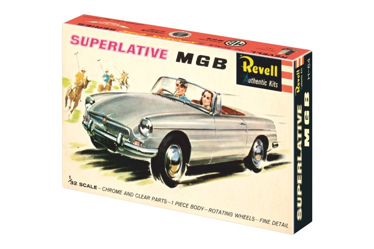1:32 Revell 07753 MGB Roadster - 75 Years Plastic Modelbuilding - Britse Klassieke Sportauto - Rev07753 12 - REV07753