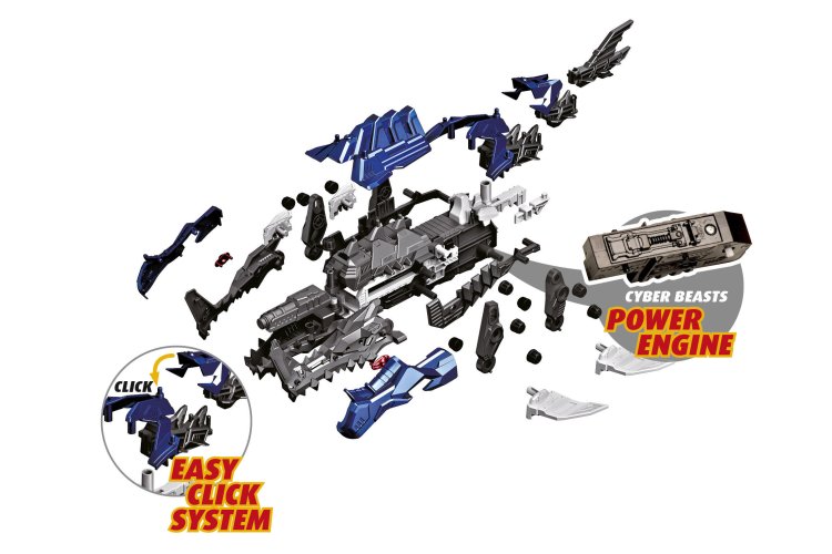 1:35 Revell 07851 CyberBeasts - HydroFang - 35cm - in Kleur - Easy Click Systeem - Rev07851 4 - REV07851