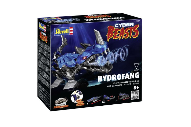 1:35 Revell 07851 CyberBeasts - HydroFang - 35cm - in Kleur - Easy Click Systeem - Rev07851 5 - REV07851
