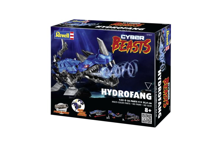 1:35 Revell 07851 CyberBeasts - HydroFang - 35cm - in Kleur - Easy Click Systeem - Rev07851 7 - REV07851
