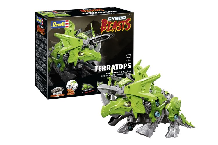 1:35 Revell 07852 CyberBeasts - TerraTops - 32cm - in Kleur - Easy Click Systeem - Rev07852 1 - REV07852