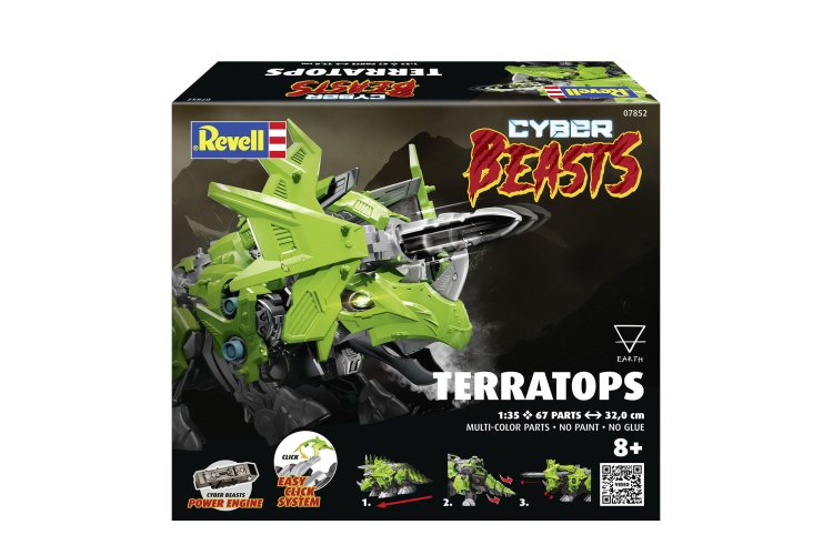 1:35 Revell 07852 CyberBeasts - TerraTops - 32cm - in Kleur - Easy Click Systeem - Rev07852 6 - REV07852