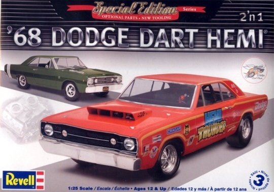 1:25 Revell 14217 1968 Hemi Dart Car - 2 n1 - Rev14217 1 - REV14217