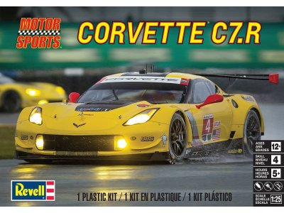1:25 Revell 14304 Corvette C7.R Car - Rev14304 - REV14304
