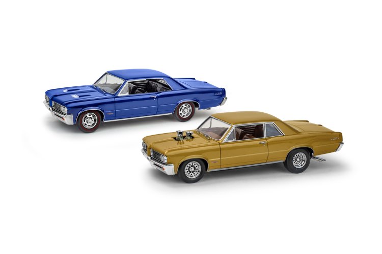 1:24 Revell 14574 Pontiac GTO - 1964 - 2 Build options - American Car - Rev14574 2 - REV14574