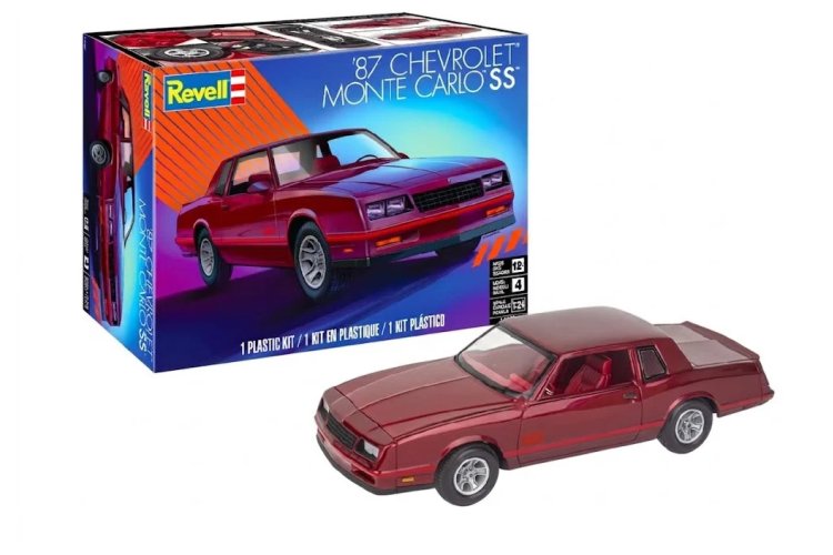 1:24 Revell 14587 Chevrolet Monte Carlo SS 1987 - Amerikaanse Sportcoup&eacute; - Rev14587 1x - REV14587