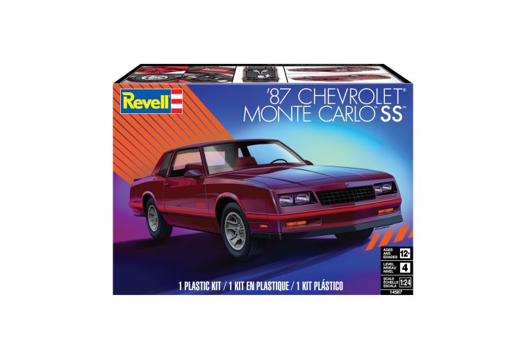 1:24 Revell 14587 Chevrolet Monte Carlo SS 1987 - Amerikaanse Sportcoup&eacute; - Rev14587 9 - REV14587