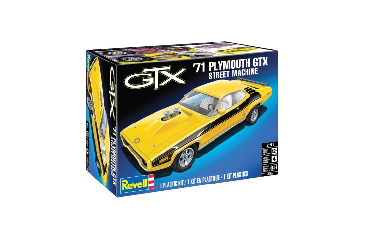 1:24 Revell 14588 Plymouth Satellite GTX Street Machine 1971 - Amerikaanse Muscle Car - Rev14588 10 - REV14588