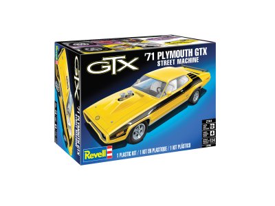1:24 Revell 14588 Plymouth Satellite GTX Street Machine 1971 - Amerikaanse Muscle Car - Rev14588 11 - REV14588