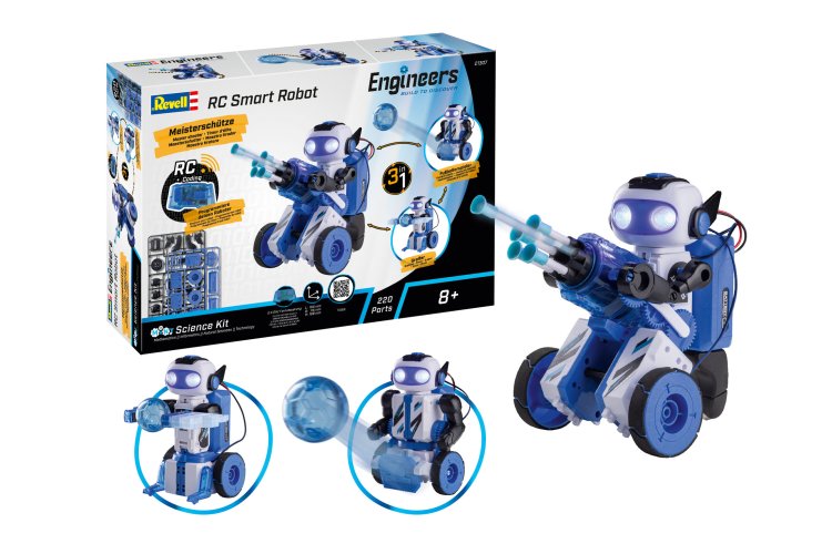 Revell 21307 Engineers - RC Slimme Robot met 3 Bouwopties - 16,8cm hoog - 2,4GHz - Rev21307 1 - REV21307