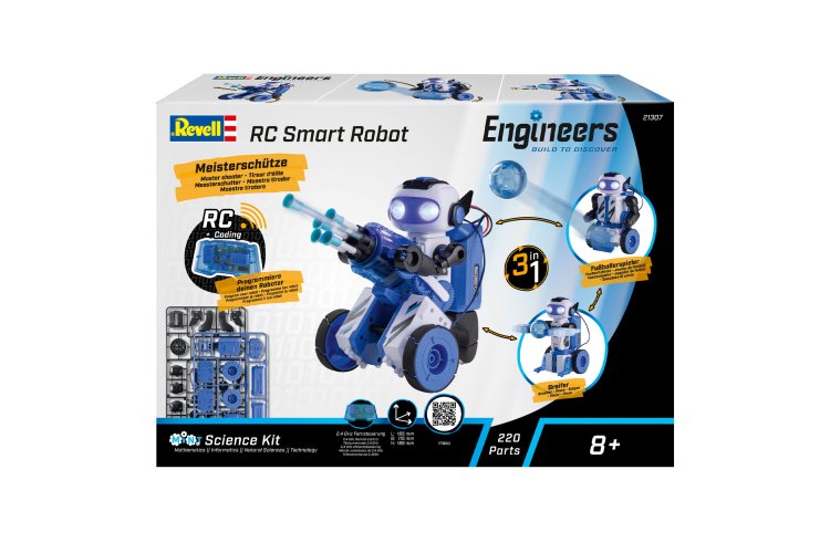 Revell 21307 Engineers - RC Slimme Robot met 3 Bouwopties - 16,8cm hoog - 2,4GHz - Rev21307 3 - REV21307