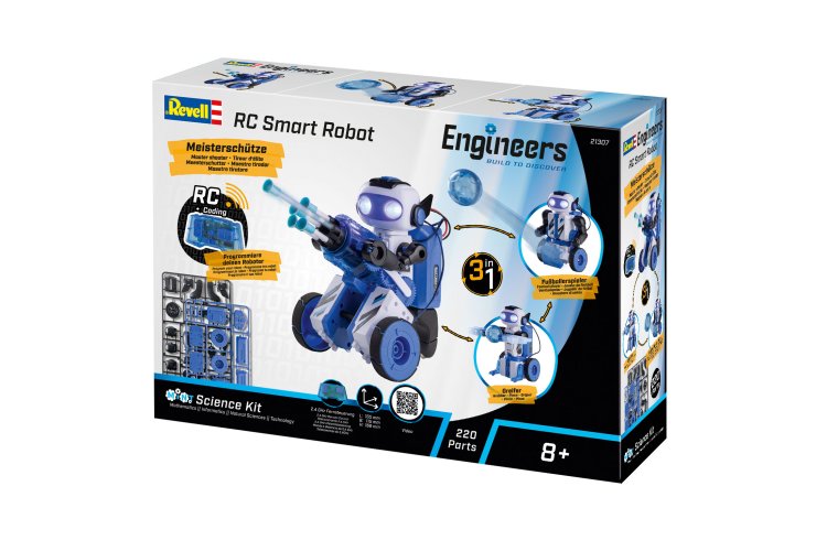 Revell 21307 Engineers - RC Slimme Robot met 3 Bouwopties - 16,8cm hoog - 2,4GHz - Rev21307 4 - REV21307