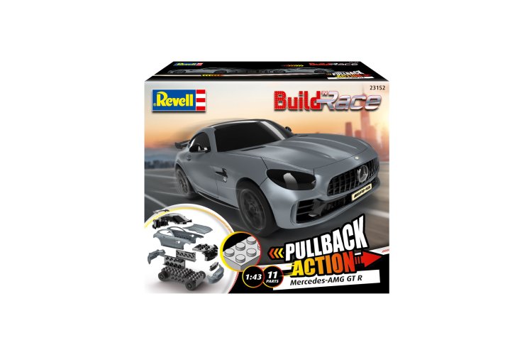 1:43 Revell 23152 Build n Race Mercedes-AMG GT R - grey - Rev23152 build n race mercedes amg gt r grau 021 1 - REV23152