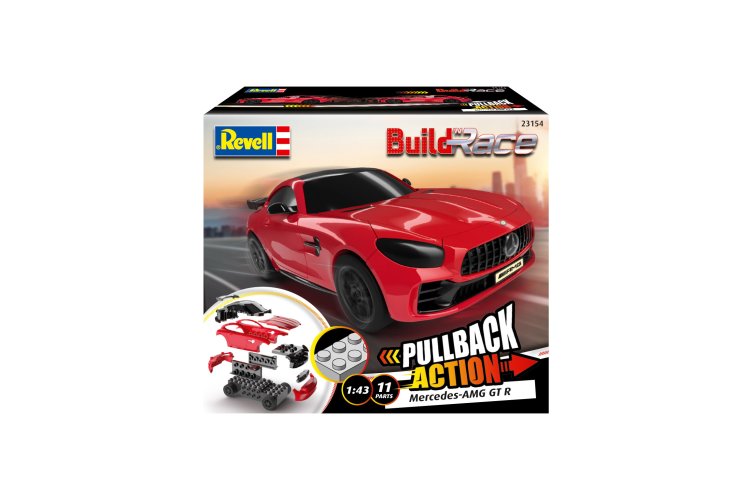 1:43 Revell 23154 Build n Race Mercedes-AMG GT R - red - Rev23154 build n race mercedes amg gt r rot 021 1 - REV23154