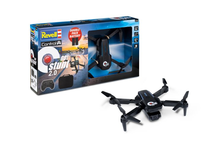 Revell 23798 RC Drone - GO! Stunt 2.0 - Quadrocopter - Zwart - 2,4 GHz - Rev23798 1 - REV23798