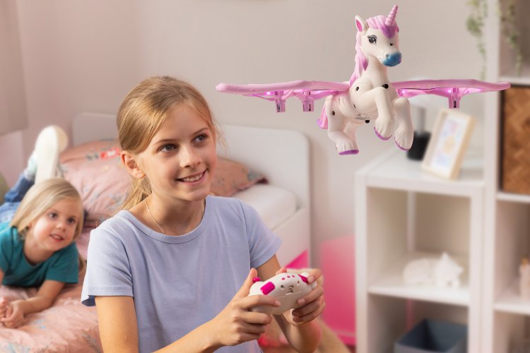 Revell 23803 RC Quadrocopter - Vliegende Eenhoorn - Lichtgevende LED-effecten - Roze - 2,4 GHz - Rev23803 11 - REV23803