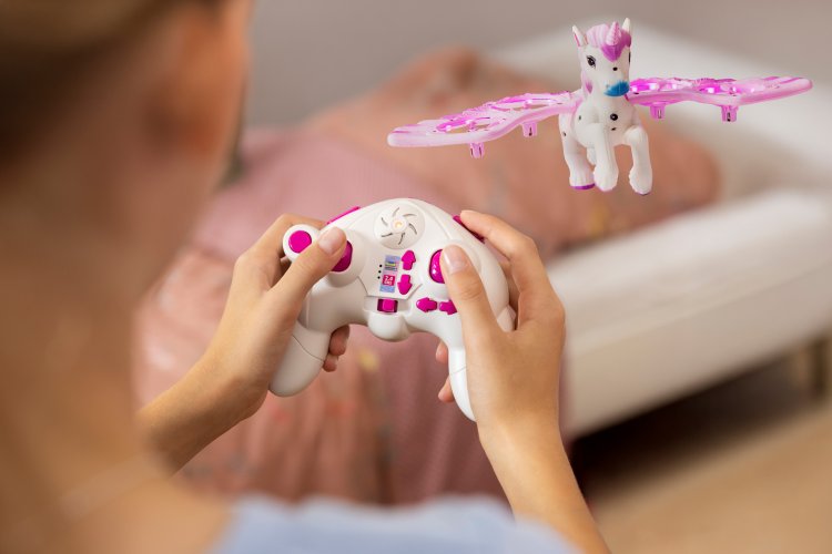 Revell 23803 RC Quadrocopter - Vliegende Eenhoorn - Lichtgevende LED-effecten - Roze - 2,4 GHz - Rev23803 12 - REV23803